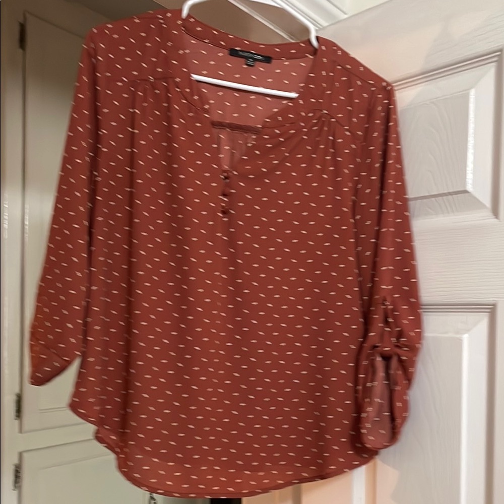 Papermoon 3/4 Sleeve Buttoned Blouse